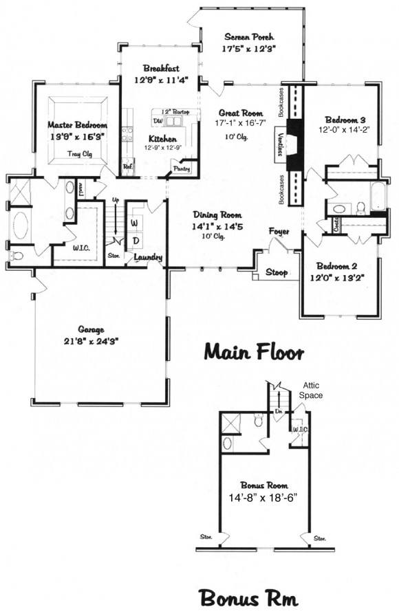 3-Y Cedar Creek Floor Plan - Donnie Shaffer Homes