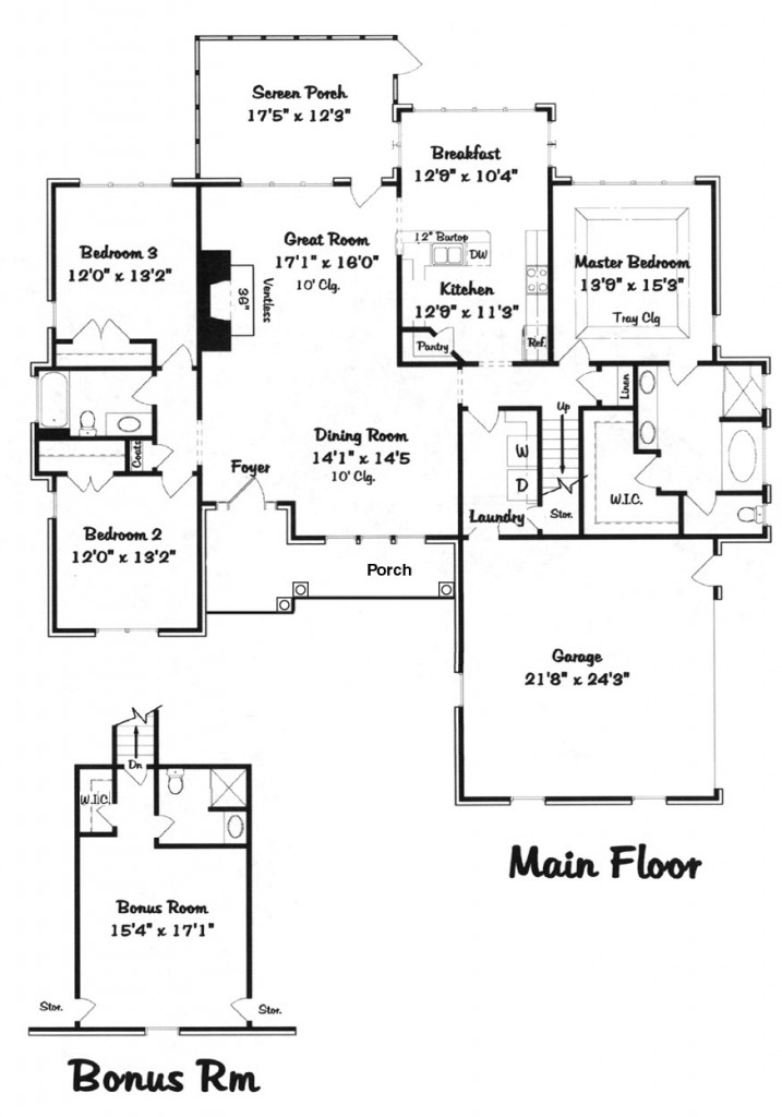 41-S Cedar Creek Floor Plan - Donnie Shaffer Homes