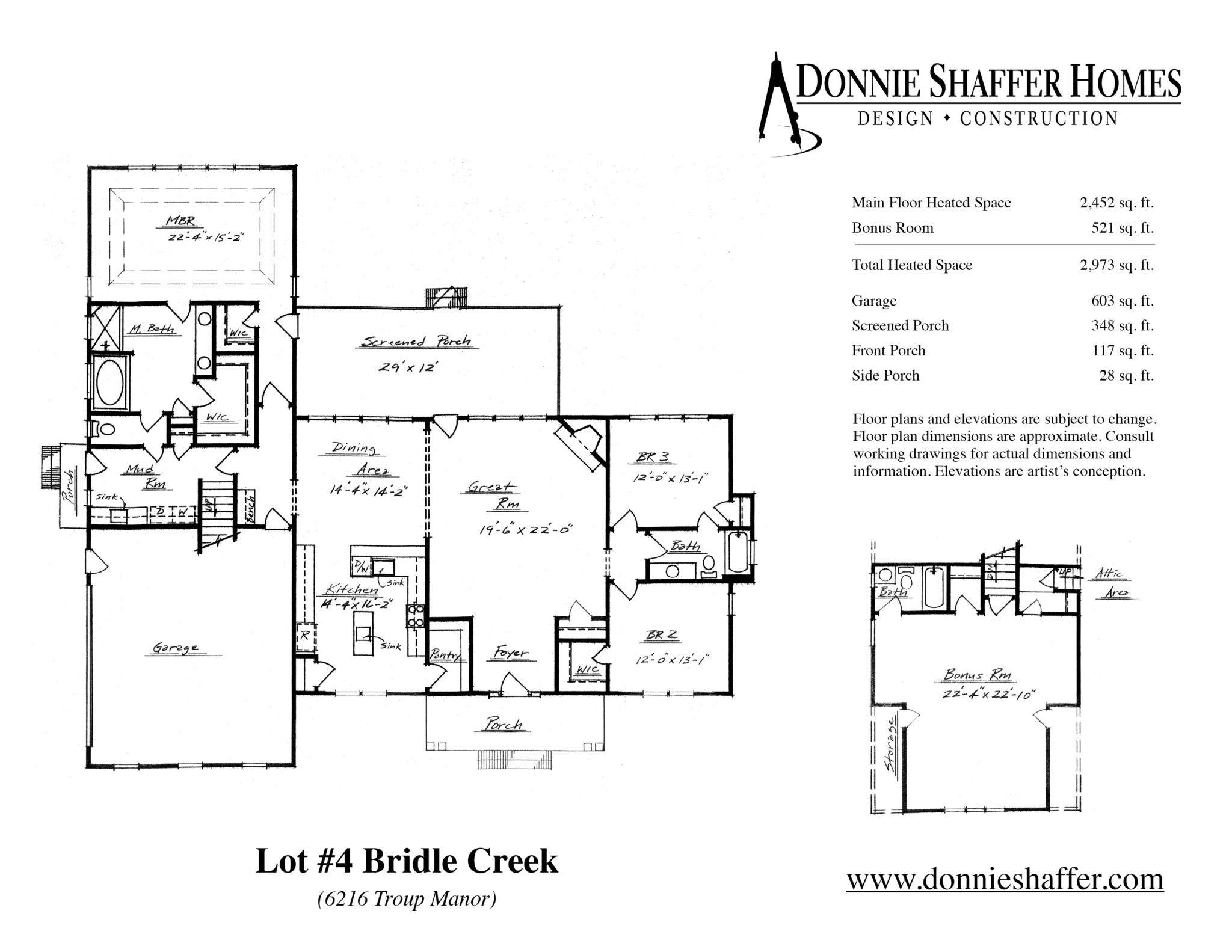 Lot 4 Bridle Creek Troup Manor Donnie Shaffer Homes